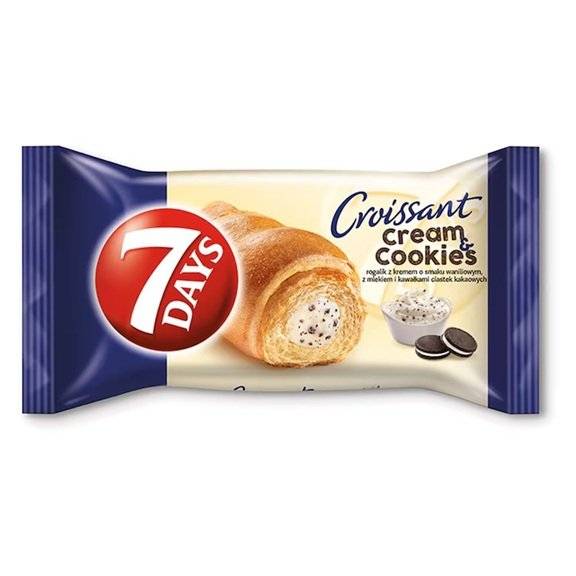7Days Croissant Cream&Cookies Max 80g