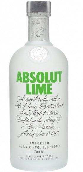 Absolute Lime Vodca 0.7l, Alc. 40%