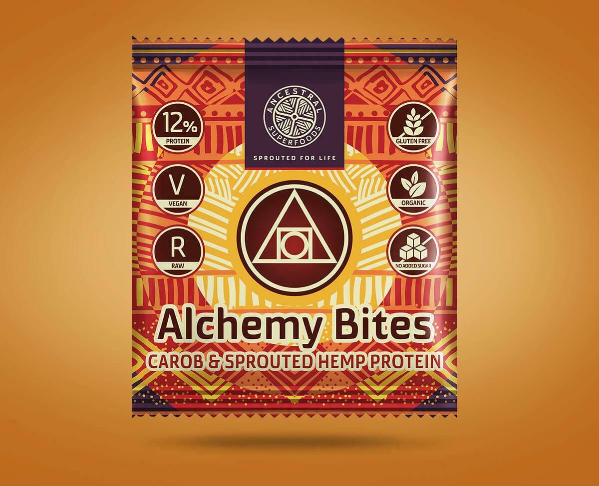 Alchemy Bites gustare fara gluten raw bio 40g                                                       