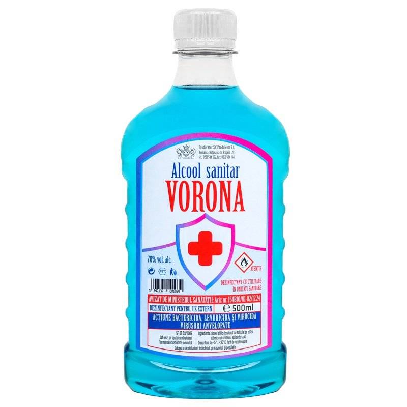 Alcool Sanitar Vorona, Alc. 70%, 500ml
