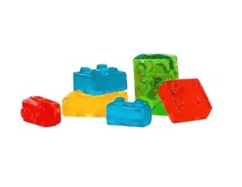 Amos 4D Blocks, Jeleuri cu Aroma de Fructe 72g