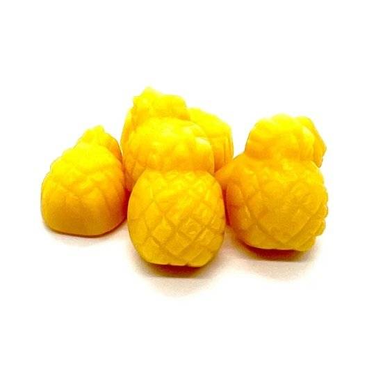 Amos Peelerz Gummy Pineapple, Jeleuri cu Aroma de Ananas 65g 