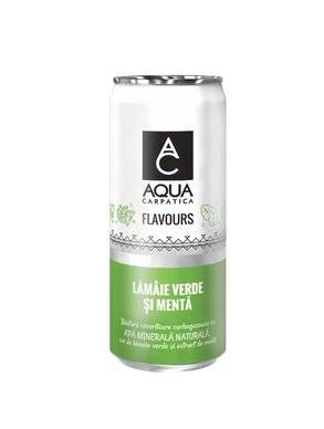 Aqua Carpatica Flavours Lamaie Verde si Menta 330ml