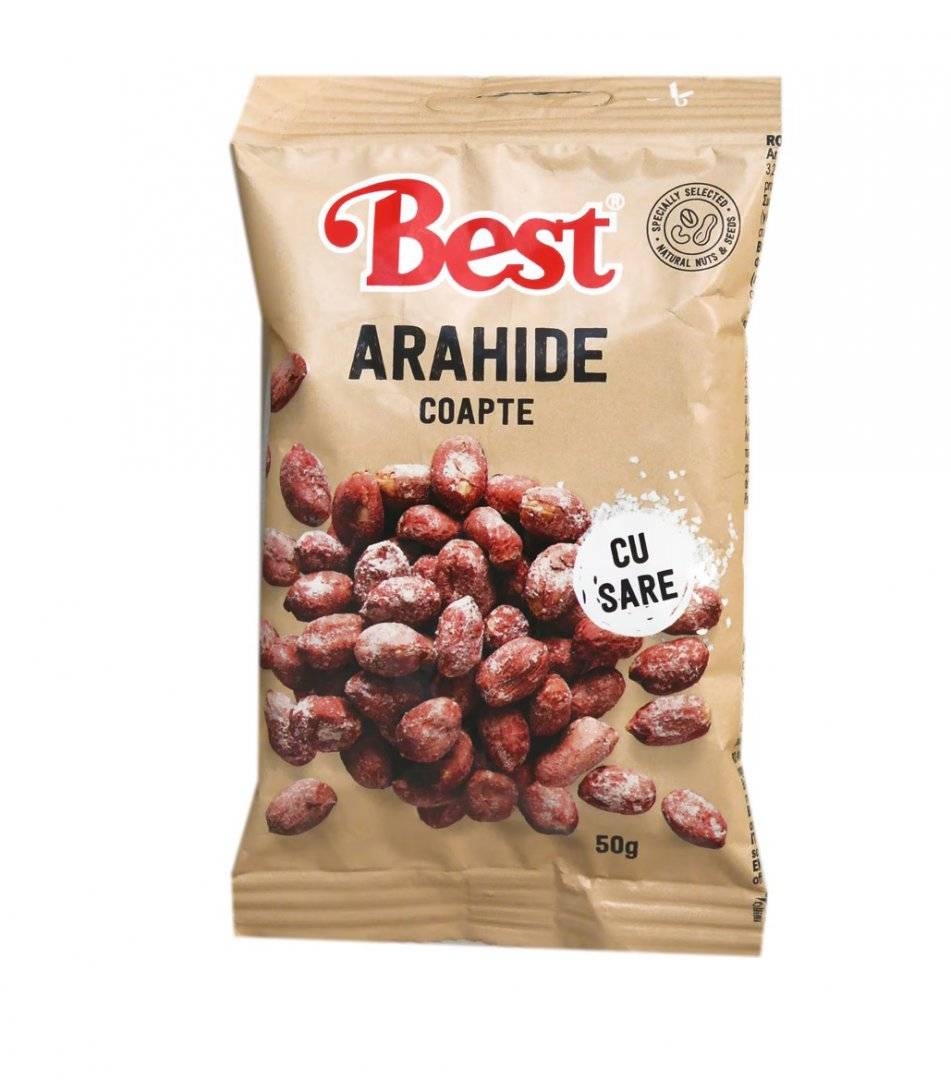 Best Arahide Coapte cu Sare 50g