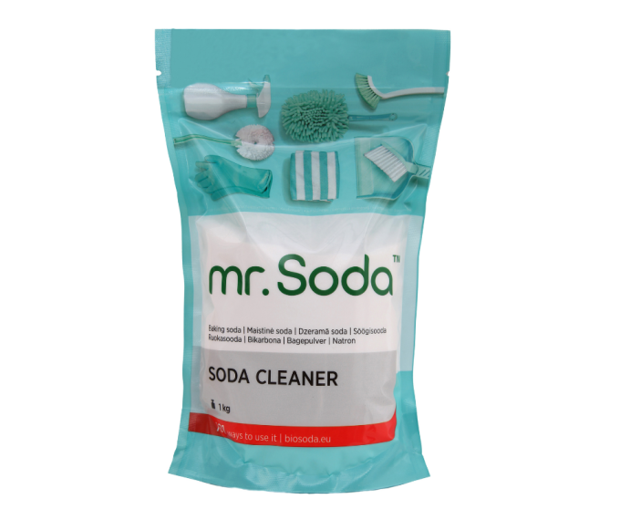Bicarbonat de sodiu pentru curatat 1kg Mr. Soda