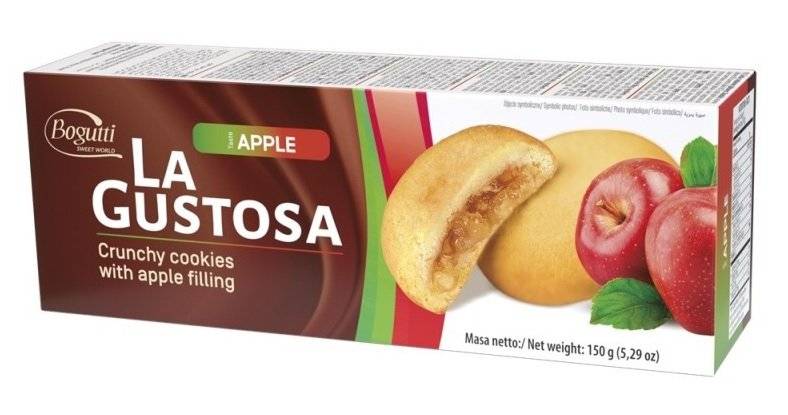 Biscuiti La Gustosa cu Crema de Mere 150g