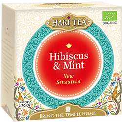 Ceai premium Hari Tea - New Sensation - hibiscus si menta bio 10dz x 2g                             