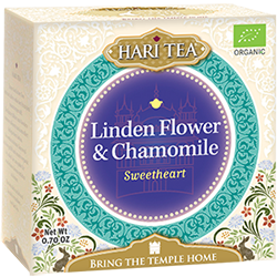 Ceai premium Hari Tea - Sweetheart - tei si musetel bio 10dz x 2g                                   