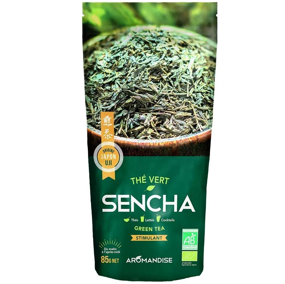 Ceai verde Sencha vrac, bio, 85g, Aromandise                                                        