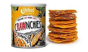 Chips Crawnchies cu dovleac si turmeric raw eco 30g