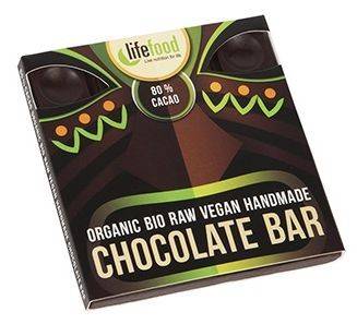 Ciocolata cu 80% cacao raw eco 35g Lifefood                                                         