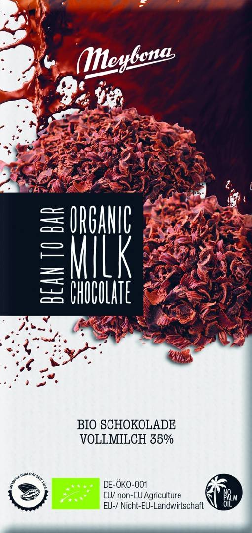 Ciocolata cu lapte bio 100g Meybona
