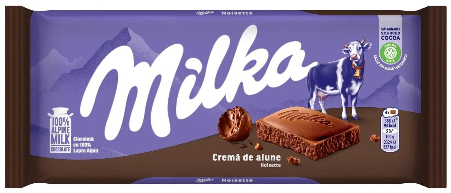 Ciocolata Milka Noisette 90g
