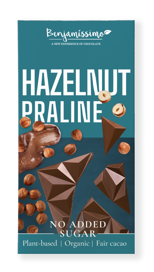 Ciocolata praline bio 60g Benjamissimo