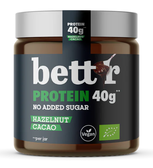 Crema proteica de alune de padure si cacao bio 250g Bettr                                           