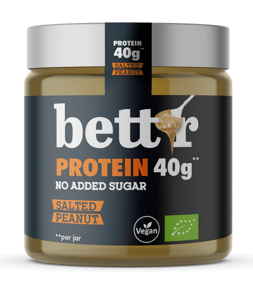 Crema proteica de arahide sarate bio 250g Bettr                                                     
