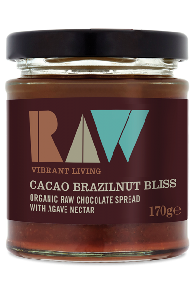 Crema tartinabila cu cacao si nuci braziliene raw eco 170g RAW Health                               