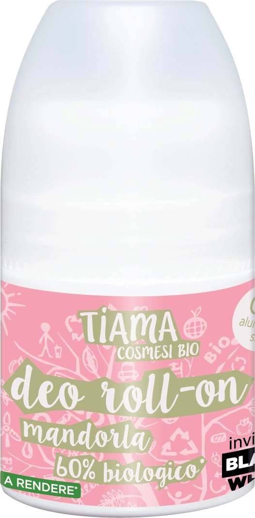 Deodorant roll-on cu migdale bio 50ml Tiama                                                         