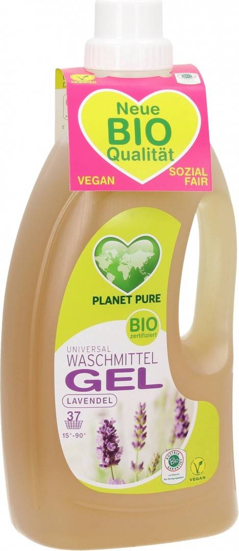 Detergent Gel bio de rufe - lavanda - 1.5L Planet Pure                                              