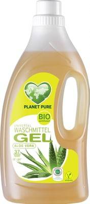Detergent Gel bio pentru rufe - aloe vera - 1.5L Planet Pure                                        