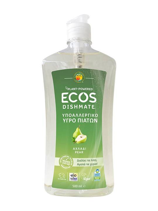 Detergent lichid pentru vase cu pere 500ml Ecos                                                     