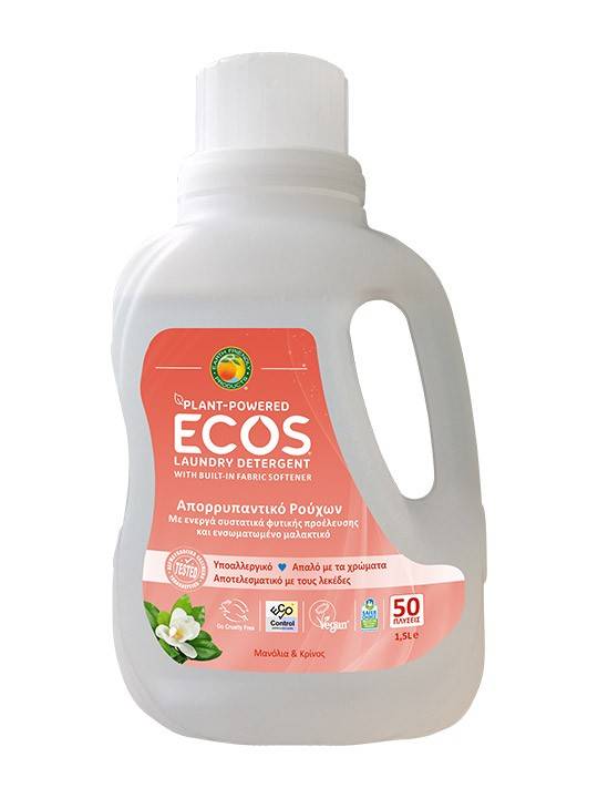 Detergent pentru rufe cu magnolie si crin 1.5L Ecos                                                 