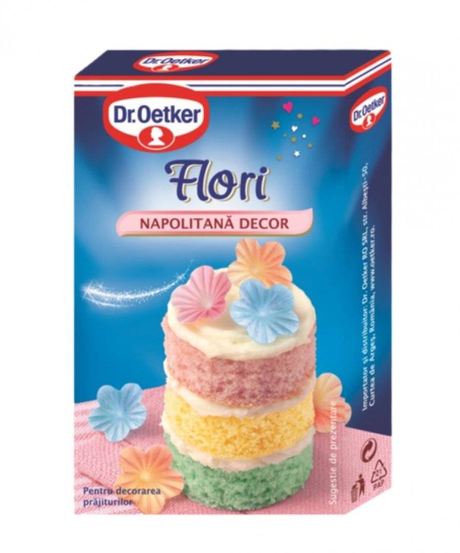 Dr.Oetker Decor Napolitana Flori 2.3g