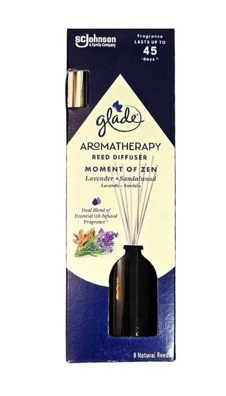 Glade Aromatherapy Moment of Zen, Lavanda si Lemn de Santal 80ml