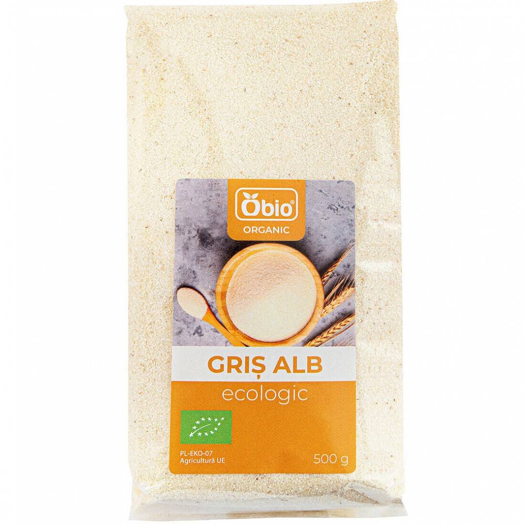 Gris alb bio 500g Obio