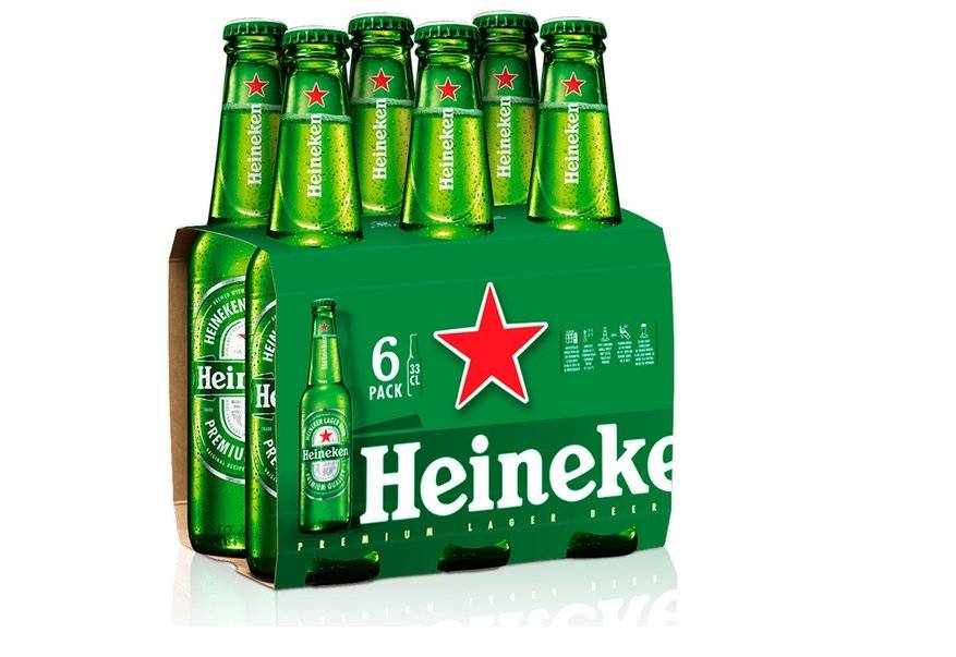 Heineken Sticla 0.33l, Alc.5% 6buc/bax SGR