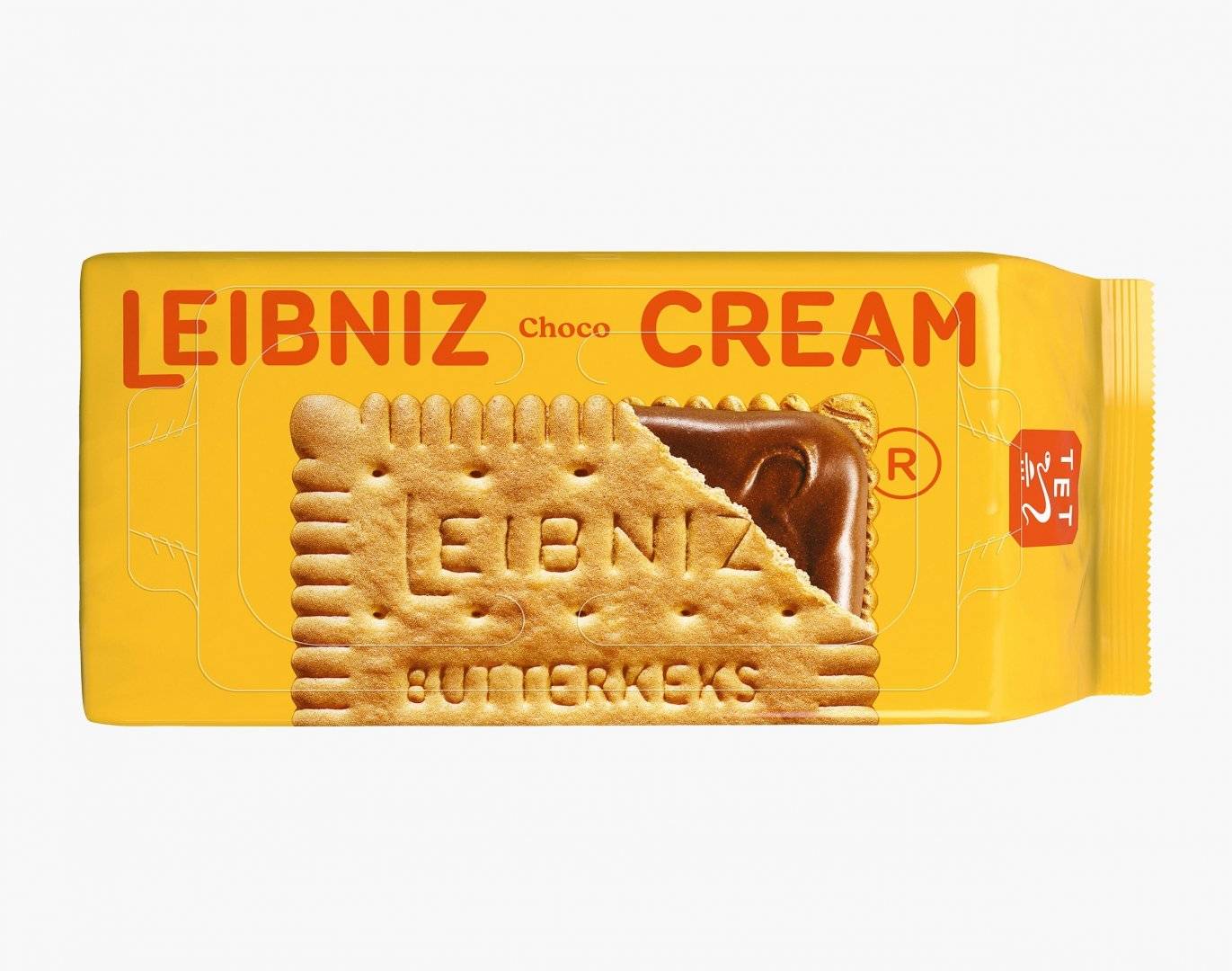 Leibniz Sandwich Biscuiti cu Unt si Umplutura de Ciocolata 190g
