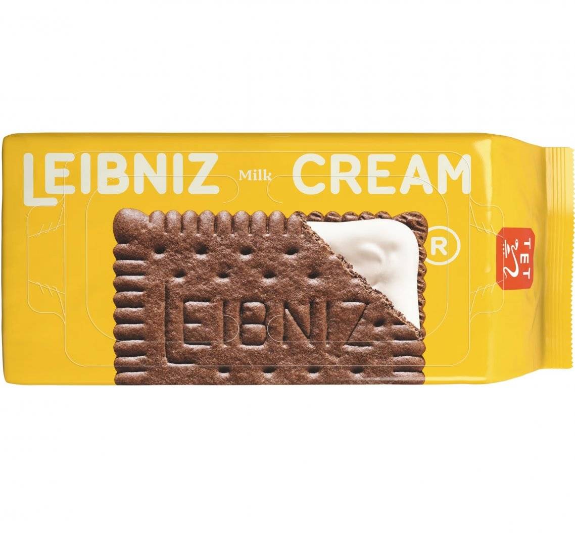 Leibniz Sandwich Biscuiti de Cacao si Crema de Lapte 190g