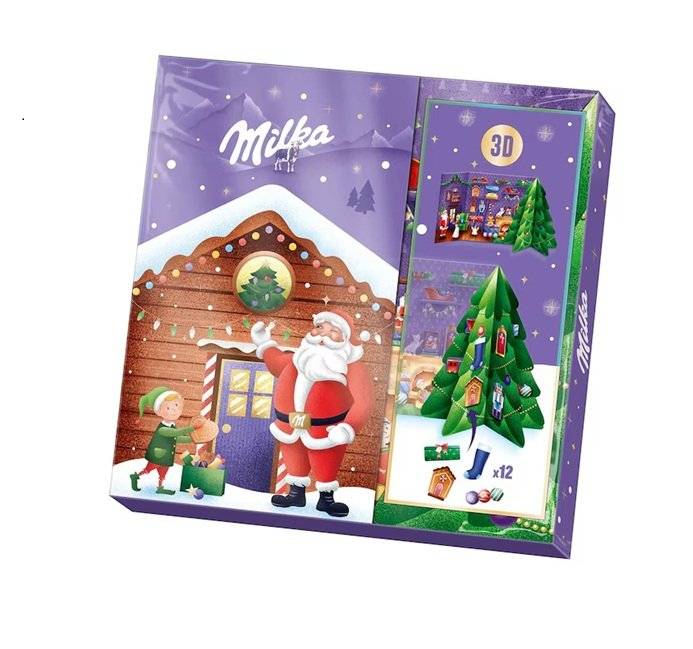 Milka Calendar Advent 3D 163g