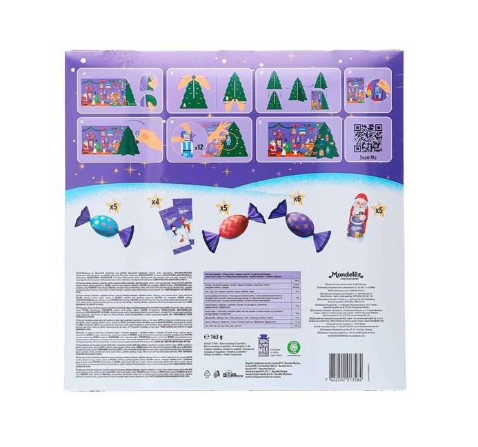 Milka Calendar Advent 3D 163g