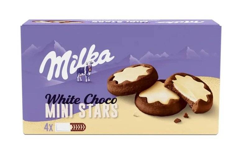Milka White Choco Mini Stars 150g