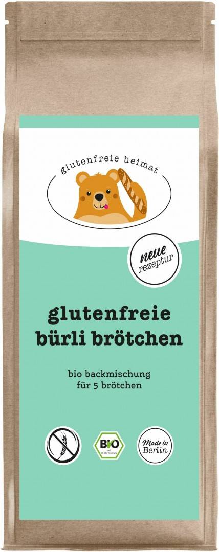 Mix bio pentru chifle Burli, fara gluten, 270 g - Glutenfreie Heimat                                