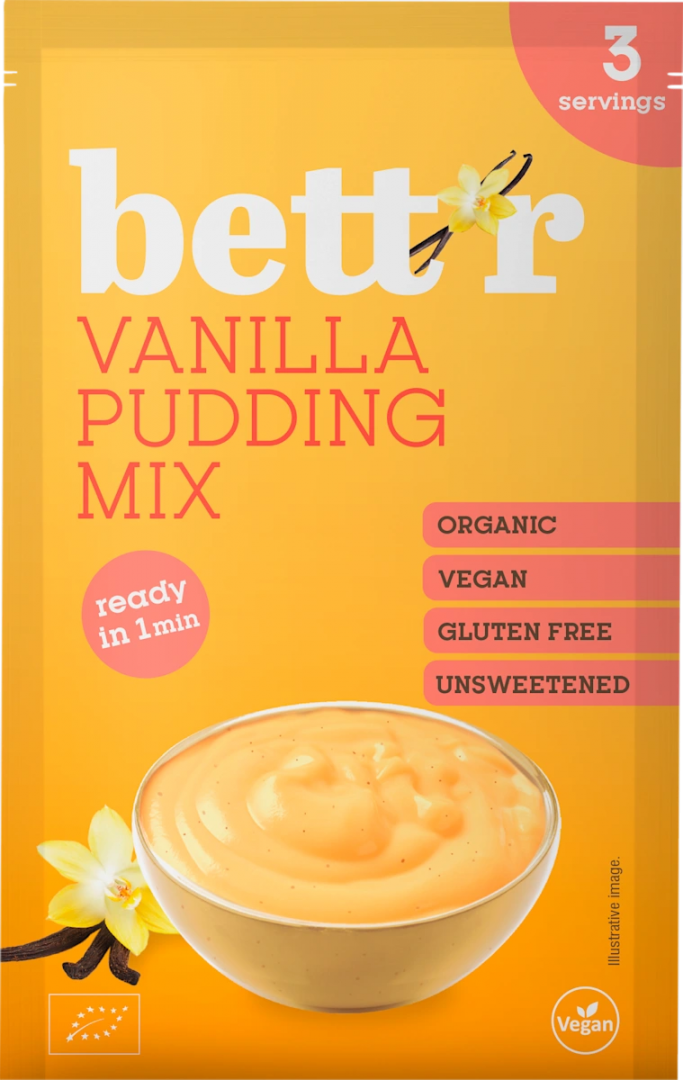 Mix pentru budinca cu vanilie bio 30g Bettr                                                         