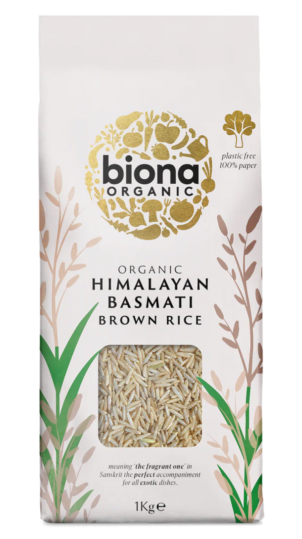 Orez basmati brun bio 1kg Biona                                                                     