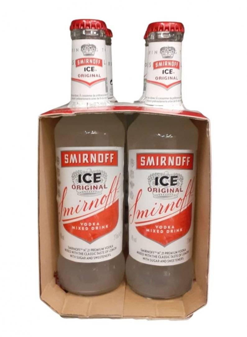 Pachet Smirnoff Vodka Mixt 275mlX4, Alc. 4%