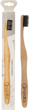 Periuta de dinti pt. adulti din bambus, GRI, Nordics                                                