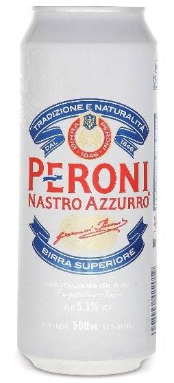 Peroni Nastro Azzuro Doza 0.5l, Alc. 5.1%
