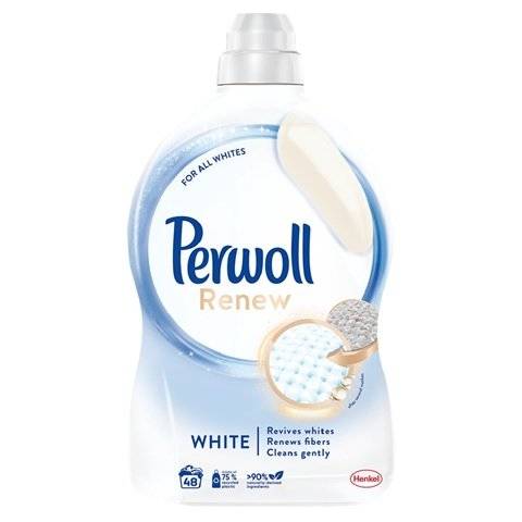 Perwoll 3L, detergent lichid pentru haine albe