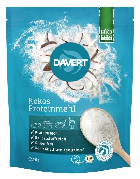 Pudra proteica de cocos bio 250g Davert                                                             