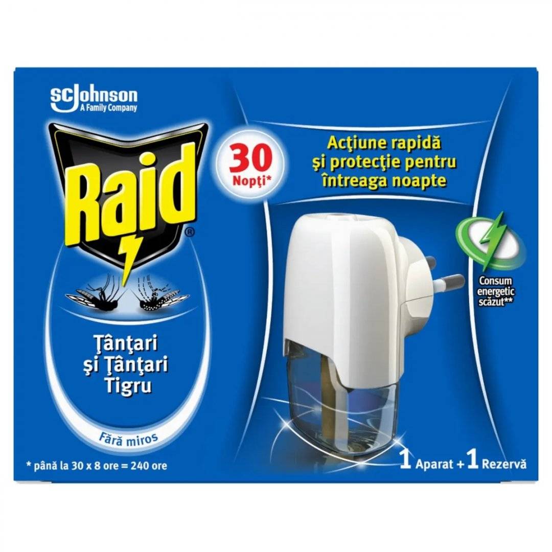 Raid Aparat Electric Lichid Impotriva Tantarilor 21ml