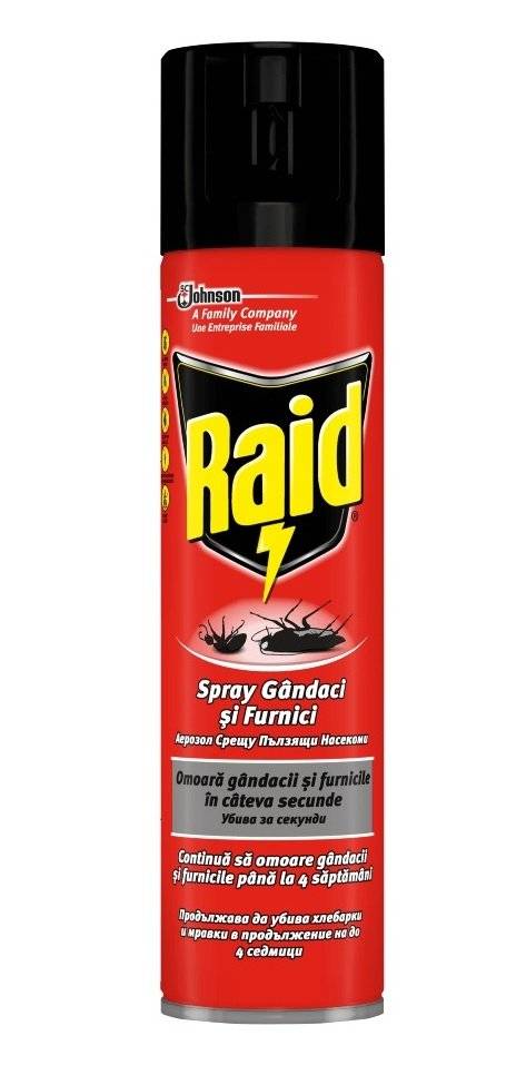 Raid Spray Gandaci si Furnici 400ml