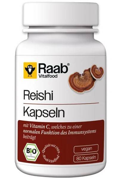 Reishi extract bio 420mg 80 capsule 33.6g Raab                                                      