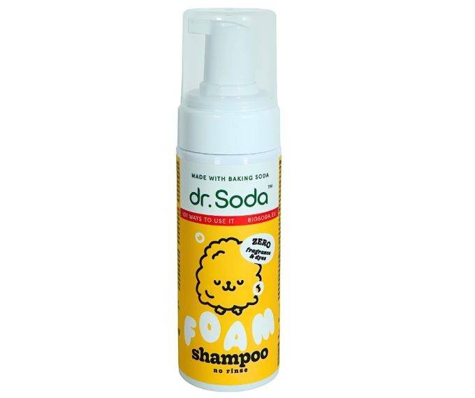 Sampon pentru animale de companie fara clatire, 150ml, Dr.Soda                                      