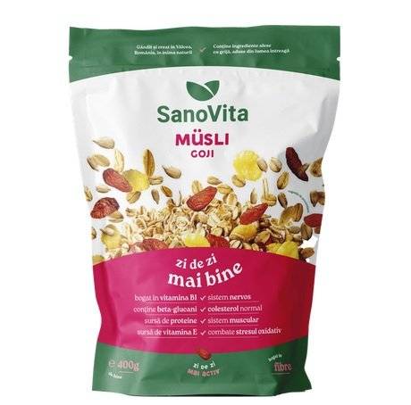 SanoVita Musli cu Goji 400g