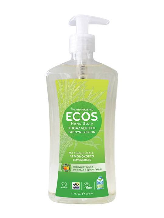 Sapun cu lemongrass hipoalergen 500ml Ecos                                                          