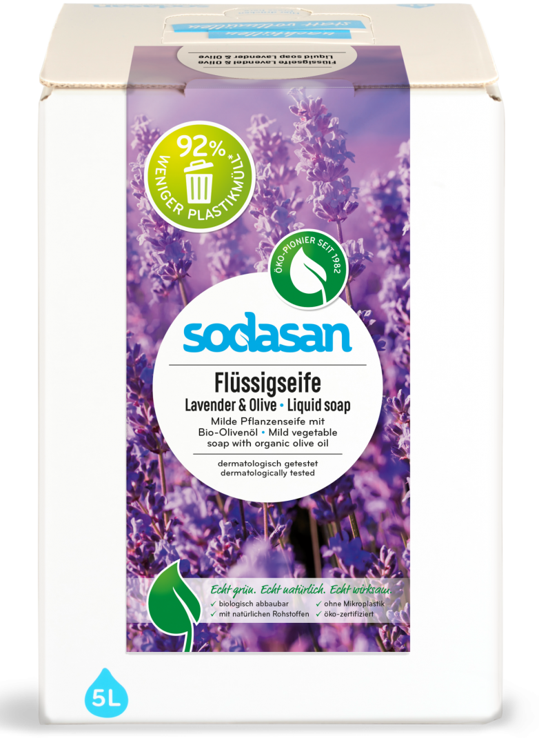 Sapun lichid cu lavanda si masline ecologic 5l Sodasan                                              